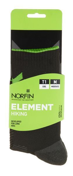 Носки Norfin T1M ELEMENT HIKING COOLMAX CREW р.(39-41) M 304714-02M фото