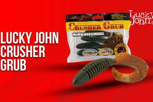 поговоримо про їстівні твістери Lucky John Pro Series Crusher Grub фото