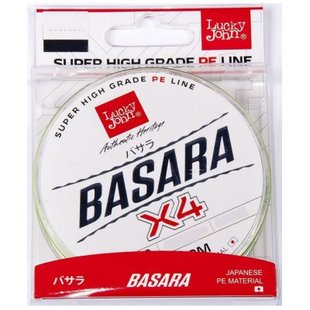 Шнур Lucky John BASARA Light Green 125m / 0.09mm / 3.9kg (LJ4102-009) LJ4102-009 фото