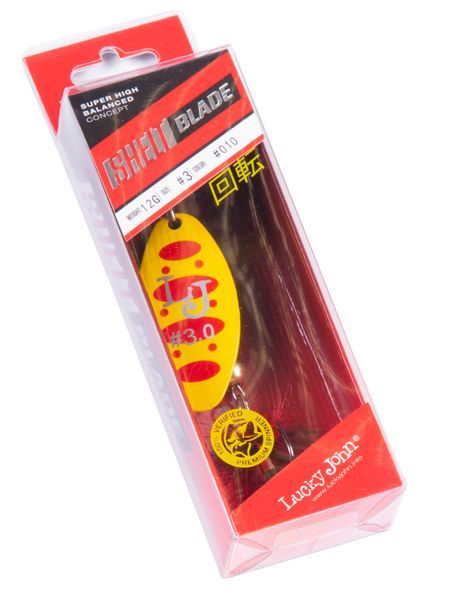 Блешня оберталка з борідкою Lucky John SHELT BLADE 03 вагою 12 г (колір 10) (LJSB03-010) LJSB03-010 фото