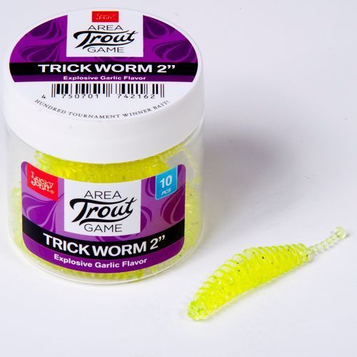 Слаги съедобные искусственные LJ Pro Series TRICK WORM 2,0in (05.00)/071 10шт. 140160-071 фото