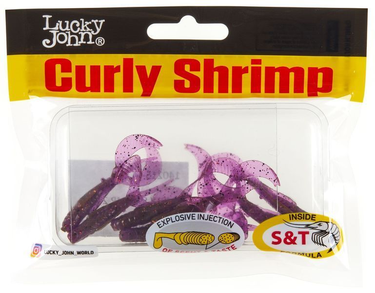 Твістер силікон. CURLY SHRIMP LJ Pro Series 2 "/ S13 *10 140215-S13 фото