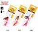 Блешні брех. Lucky John SPIN X ROUND 03 8,0г CR/GR/SR 3шт. набір LJSR03-001SET фото 1