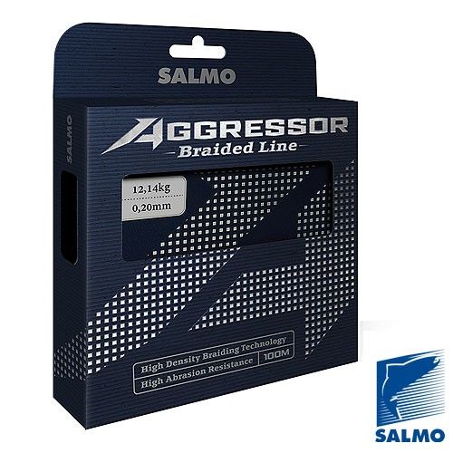 Шнур Salmo Aggressor BRAID 100м 0.32мм 24.75кг/53lb (4908-032) 4908-032 фото