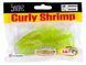 Твистеры съедоб. искусст. LJ Pro Series CURLY SHRIMP 3,0in (07.62)/S15 7шт. 140216-S15 фото 3