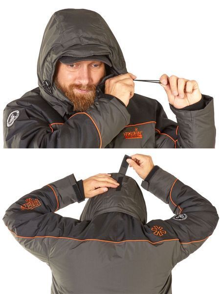Костюм Norfin Atlantis + чоловічий XXL Чорний\Сірий (448005-XXL) 448005-XXL фото