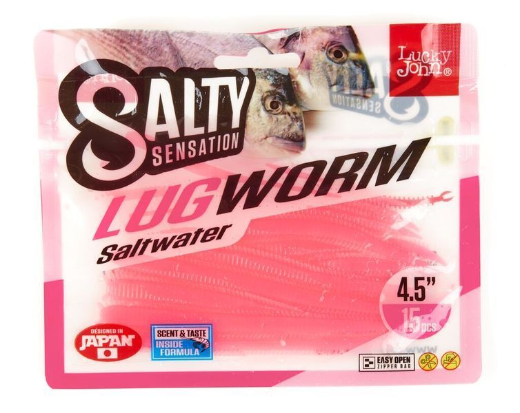 Черв'яки їстівні штучні Salt Water LUGWORM 4.5in (11.4 см), 15шт. 140504-F05 фото