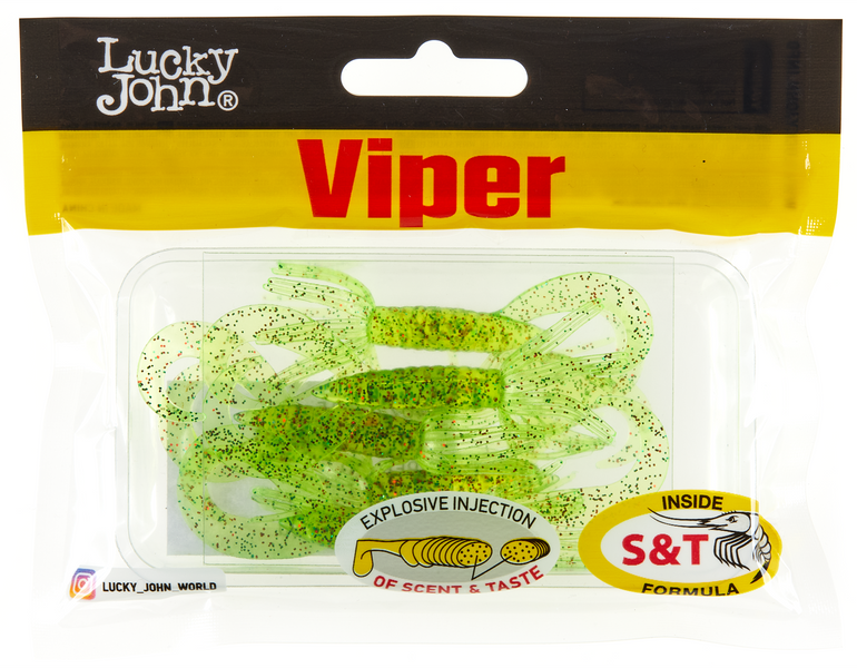 Твистеры съедоб. искусст. LJ Pro Series VIPER 2,0in (05.00)/S15 10шт. 140220-S15 фото