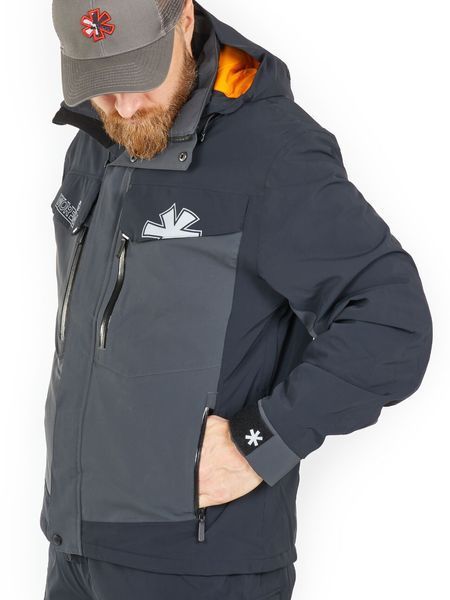Куртка демісезон. мембран.з утеплювачем Norfin REBEL PRO PANTS GRAY (мебр.Toray Dermizax) 20000мм / S 596001-S фото
