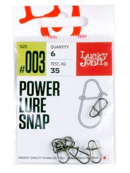 Застібки LJ Pro Series Power Lure SNAP 003 6шт. LJP5126-003 фото