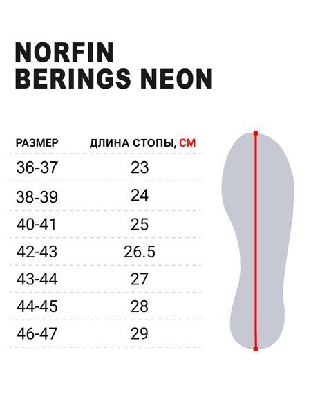 Сапоги зим. Norfin BERINGS NEON с манж. -45С EVA р.38-39 14867-3839 фото