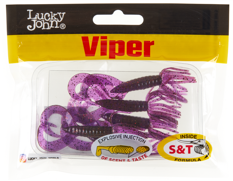 Твистеры съедоб. искусст. LJ Pro Series VIPER 3,0in (07.62)/S13 7шт. 140221-S13 фото