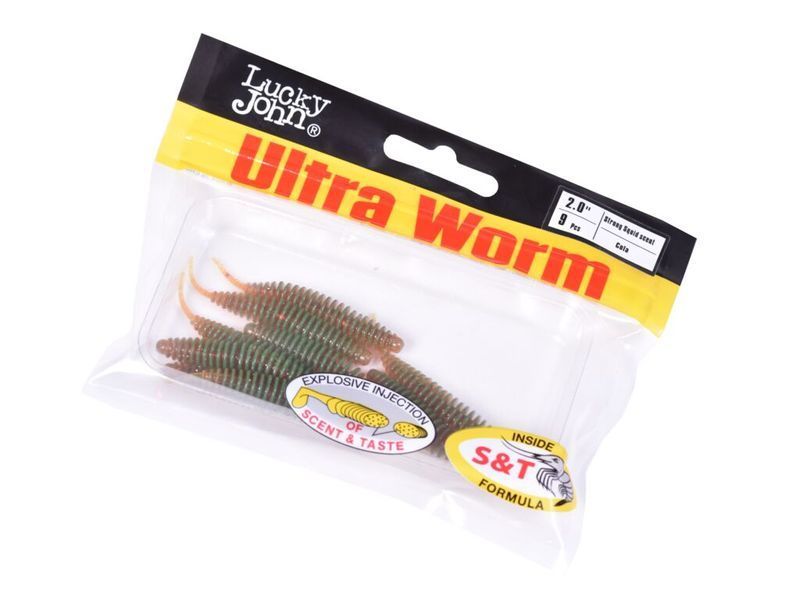 Слаги съедобные искусственные LJ Pro Series ULTRA WORM 2,0in (05.00)/PA16 9шт. 140193-PA16 фото