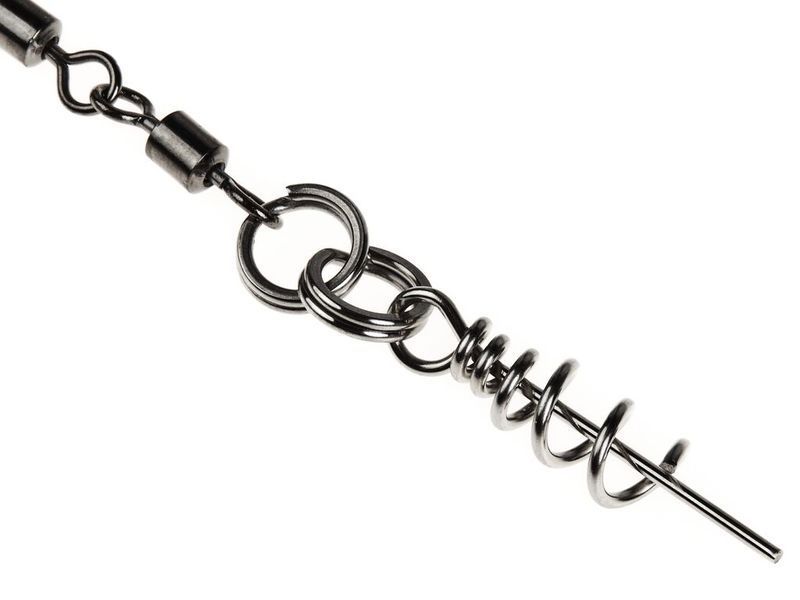 Оснастка стал. Lucky John STINGER POWER CHAIN 3,5 и 7,0см, оснащ. тройниками разм.03/0 и 02/0 1шт. LJP7402-L фото