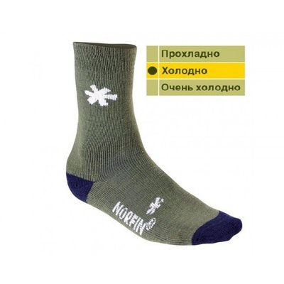 Шкарпетки Norfin Winter L (42-44) Хакі (303709-L) 303709-L фото