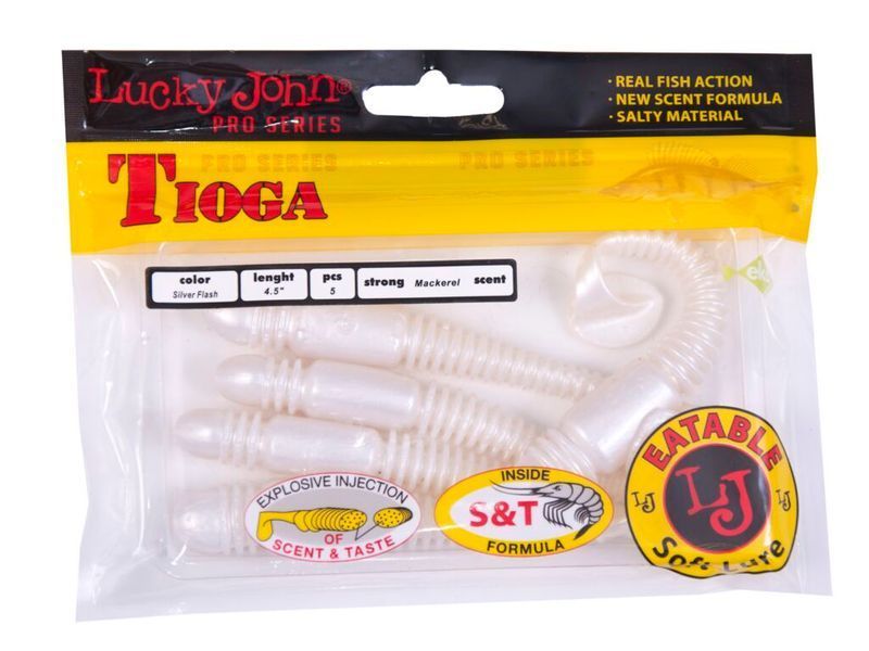 Виброхвосты съедоб. искусст. LJ Pro Series TIOGA 4.5in (11.40)/026 5шт. 140185-026 фото
