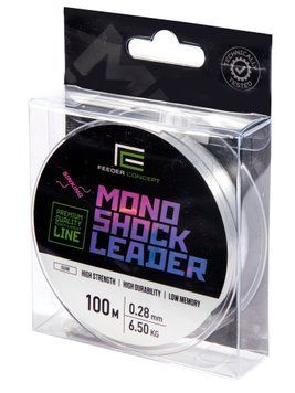 Волосінь монофільна Feeder Concept MONO SHOCK LEADER Clear 100/028 FC4008-028 фото
