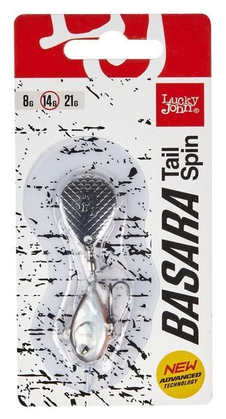 Тейл-спиннер Lucky John BASARA TAIL SPIN 14.0г 001 в блистере LJBTS14-001 фото