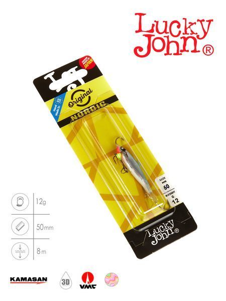 Балансир Lucky John NORDIC 4 с тр. 40мм/15H блистер 51401-15H фото