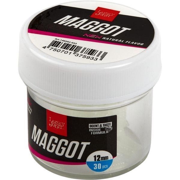Опариш штучний Lucky John Maggot 05in / 12мм / 30шт / колір 033 (140202-033) 140202-033 фото