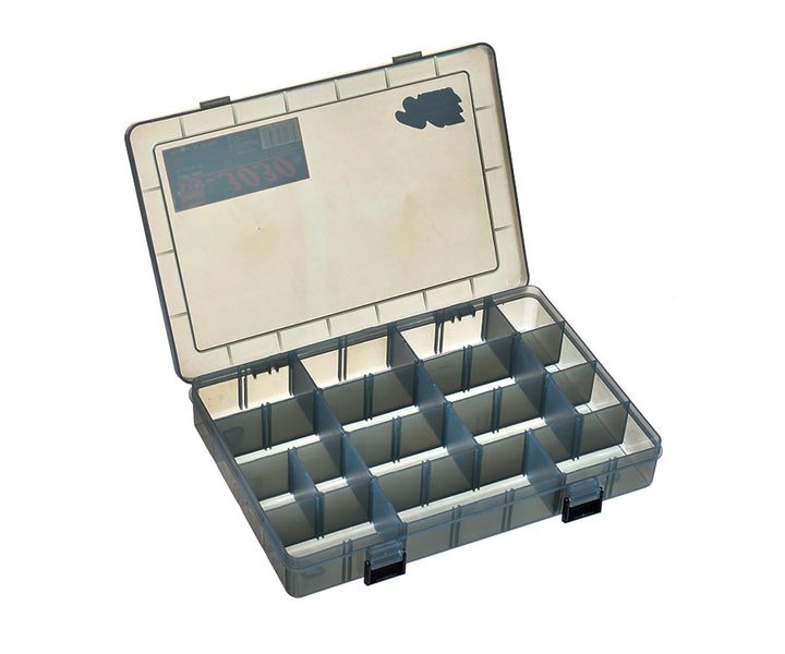 Коробка пластик. Meiho VERSUS VS-3030 (чорний напівпрозорий) 41,0 х 26,4 х 4,3см VS-3030-B фото