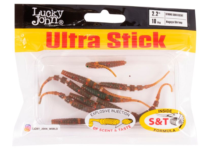Слаги съедобные искусственные LJ Pro Series Ultra Stick 2,2in (05.60)/085 10шт. 140200-085 фото