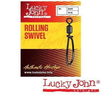 Вертлюг із застібкою LJ Roling Swivel 5053-004 5053-004 фото