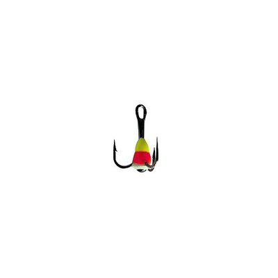Крючок-тройник для приманок Lucky John с каплей цвет. разм.012/RYB LJ99120-10 фото