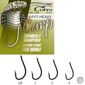 Крючок (CC305) Cobra CARP KAYO HEAVY (сер.1104/001) *10 C1104NSB-001 фото