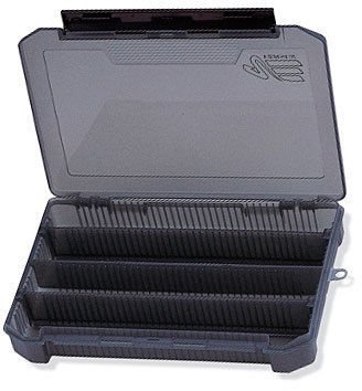 Коробка пластик. Meiho VERSUS VS-3038ND (чорний напівпрозорий) 27,5 х 18,7 х 4,3см VS-3038ND-B фото