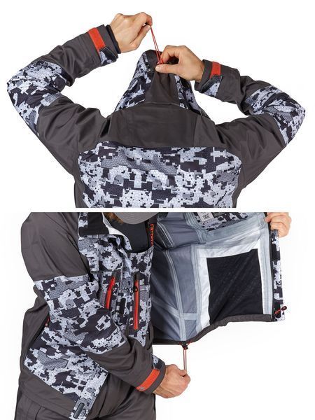 Костюм Norfin Pro Dry 3 Camo чоловічий р.S Камуфляж (514501-S) 514501-S фото