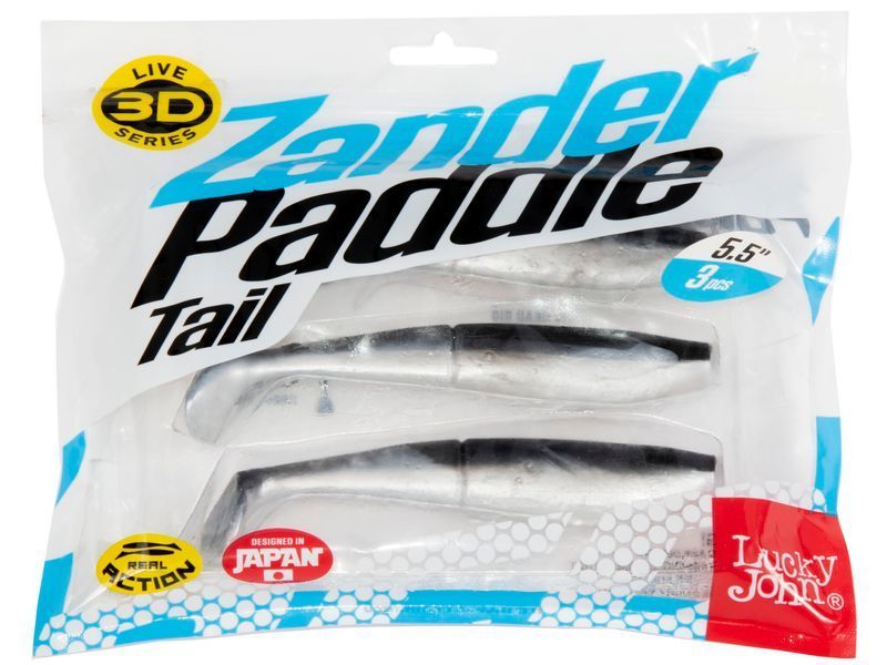 Віброхвіст LJ 3D Series Zander Paddle Tail 5.5" (14 см),3 шт. 140431-Z01 фото