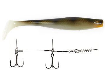 Виброхвост LJ 3D BBS Series GIANT KUBIRA SWIM SHAD 10.3in (26,00)/PG28 1шт.+Stinger XL 140434SET-PG28 фото