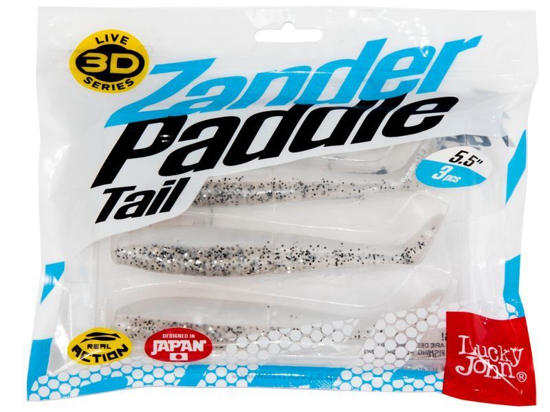 Віброхвіст LJ 3D Series Zander Paddle Tail 5.5" (14 см),3 шт. 140431-Z02 фото