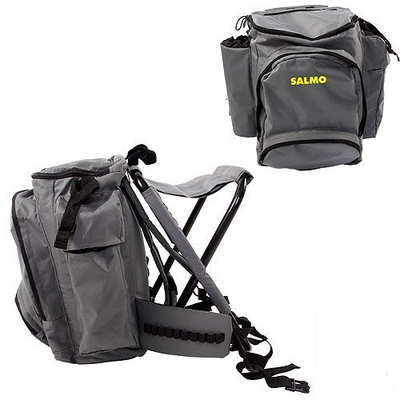 Стул-рюкзак Salmo BACK PACK с карманом на молнии H-2066 фото