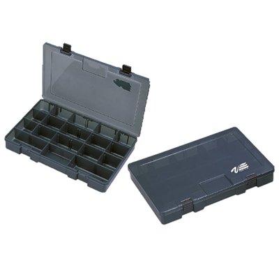 Коробка пластик. Meiho VERSUS VS-3040 (чорний напівпрозорий) 33,0 х 22,1 х 5,0см VS-3040-B фото