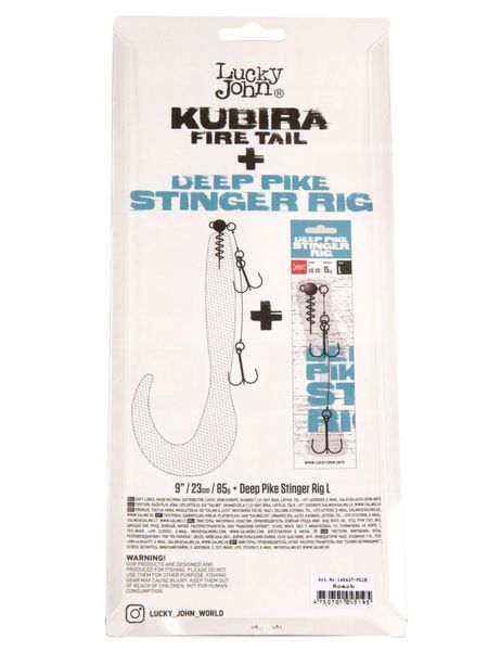 Твистер LJ 3D BBS Series KUBIRA FIRE TAIL 9,0in (22,86)/PG18 1шт. 140437-PG18 фото
