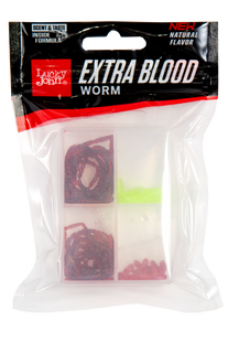 Штучний мотиль і опариш Lucky John Extra Blood Worm MIX2 140201-MIX2 фото