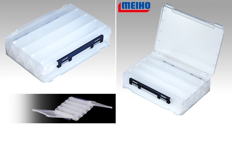 Коробка пластик. двостороння Meiho REVERSIBLE 250V / 25,5 x 19,0 x 6,0см REVERSIBLE-250V фото