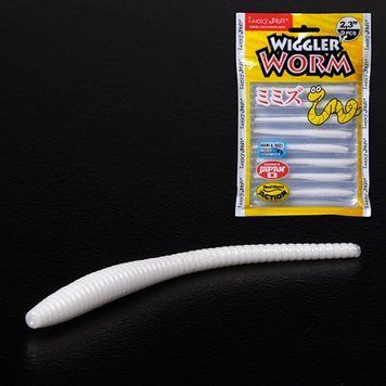 Слаги съедоб. искусст. LJ Pro Series WIGGLER WORM 2.3in (05.84)/033 9шт. 140153-033 фото