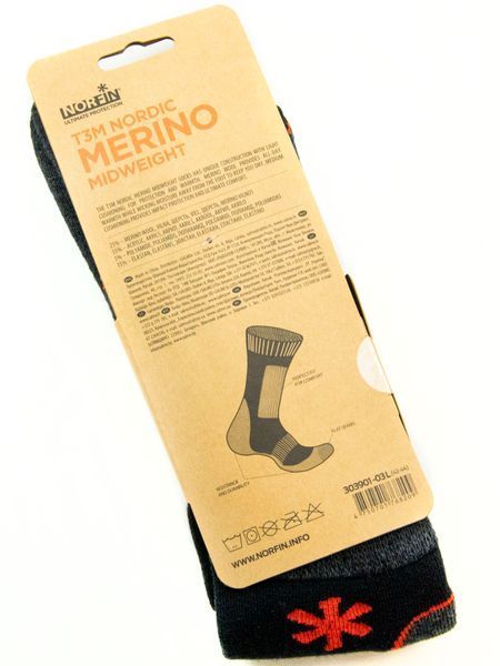 Носки Norfin T3M NORDIC MERINO MIDWEIGHT р.(42-44) L 303901-03L фото