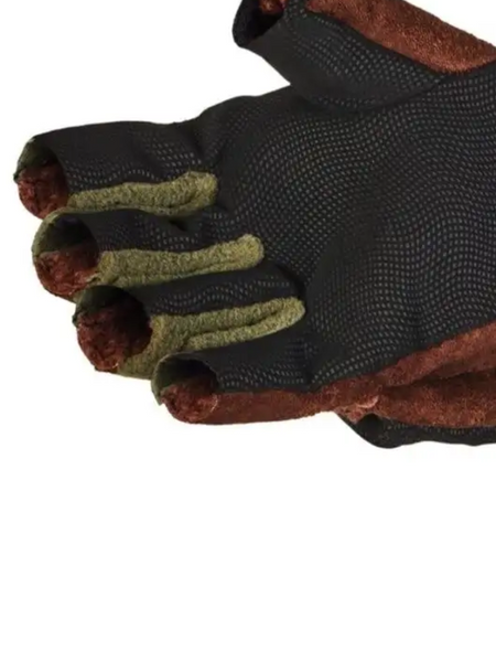 Рукавички-рукавиці Norfin Aurora вітрозахисні L Коричневий\Сірий (703025-L) 703025-L фото