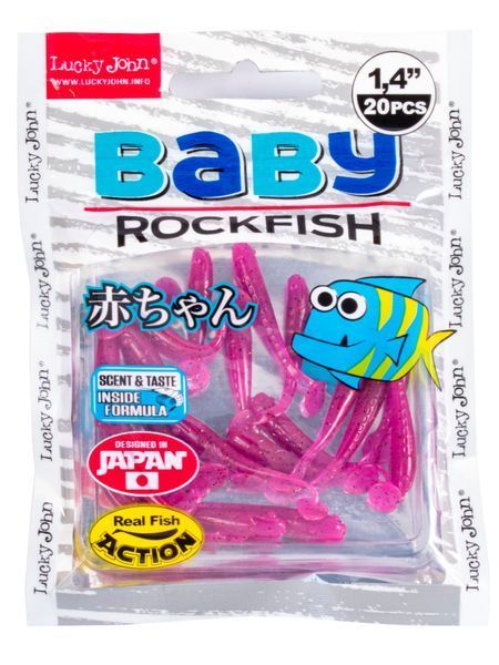 Виброхвосты съедоб. искусст. LJ Pro Series BABY ROCKFISH 1.4in (03.50)/S26 20шт. 140149-S26 фото