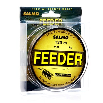 Шнур SALMO FEEDER 125 m 0.12mm 5.7kg 13lb (4907-012) 4907-012 фото