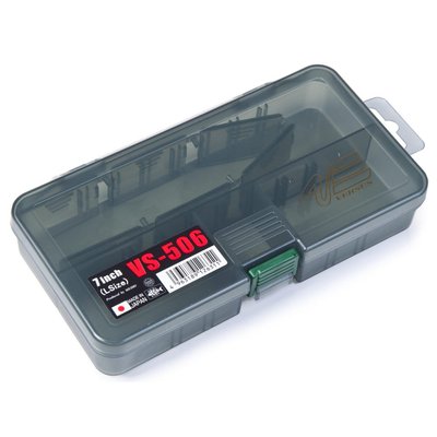 Коробка пластик. Meiho VERSUS VS-506 (чорний напівпрозорий) 18,6 х 10,3 х 3,4см VS-506-B фото