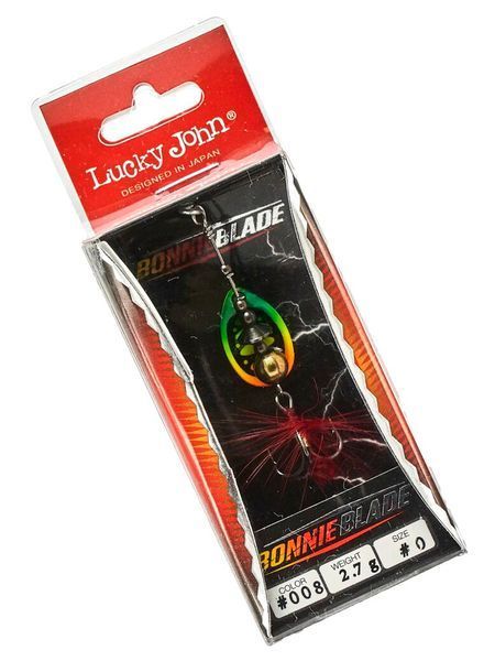 Блешня оберталка з борідкою Lucky John BONNIE BLADE 00 вагою 2,7 г (колір 8) (LJBB00-008) LJBB00-008 фото