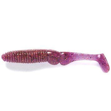 Віброхвіст Lucky John Mr. Greedy 5 Purple Plum 3шт (140141-S13) 140141-S13 фото