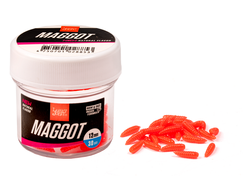 Насадки искусственные съедобные LJ Pro Series MAGGOT опарыш 12мм 30шт. 140202-002 фото