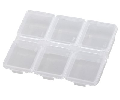 Коробка пластик. Meiho FB-6 FLY BOX / 8,5 x 6,2 x 1,4см FB-6 фото