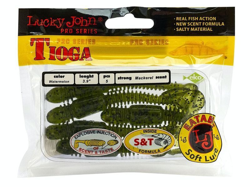 Силікон Lucky John Tioga 3.9in / 99мм / 5шт / колір PA01 (140104-PA01) 140104-PA01 фото